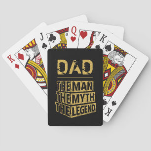 Personalized Name The Man The Myth The Legend Playing Cards