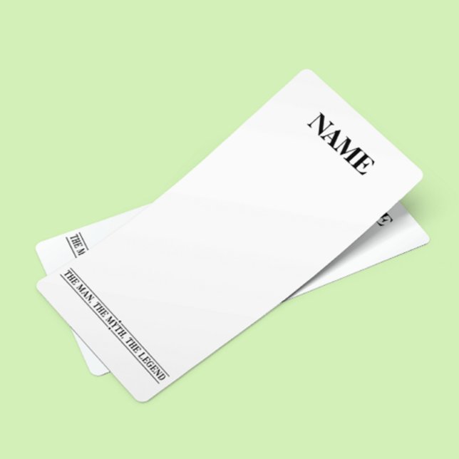 Personalized Name The Man The Myth The Legend Stationery (Creator Uploaded)