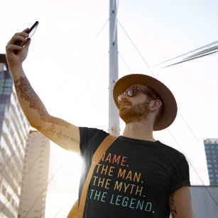 Personalized Name The Man The Myth The Legend T-Sh T-Shirt