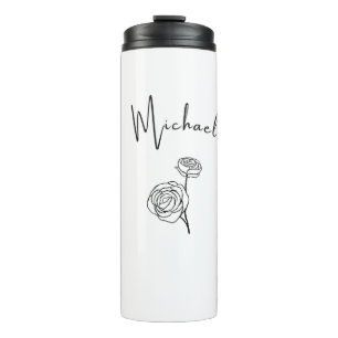 Personalized name thermal tumbler