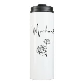 Personalized name thermal tumbler
