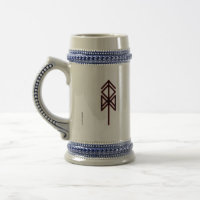 Personalized Name TODD Bindrune Drinking Stein