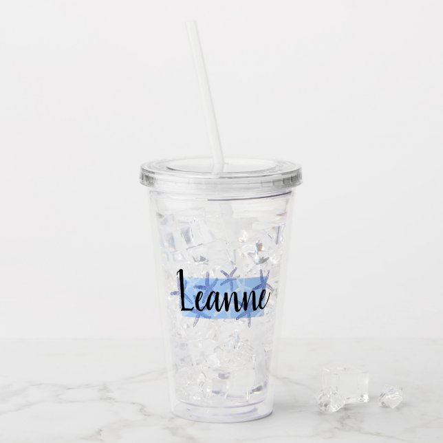 personalized name tumbler (Front Ice)