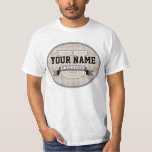 Personalized Name University Cool Funny Family T-Shirt
