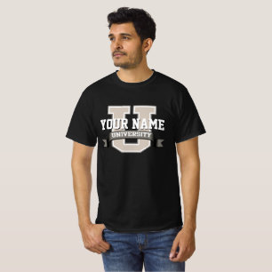 Personalized Name University Cool Funny Family T-Shirt