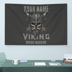 Personalized NAME Viking Warrior Heritage T-Shirt Banner