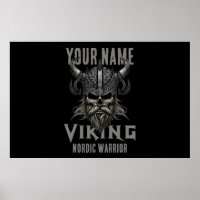 Personalized NAME Viking Warrior Heritage T-Shirt