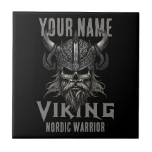 Personalized NAME Viking Warrior Heritage 
