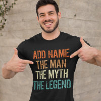 Personalized Name Vintage The Man Myth Legend
