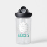 Personalized Name Volleyball Jersey  Water Bottle<br><div class="desc">Personalized kids sports design.</div>
