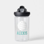 Personalized Name Volleyball Jersey  Water Bottle<br><div class="desc">Personalized kids sports design.</div>
