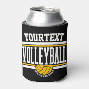 Personalized NAME Volleyball Player School Team Can Cooler