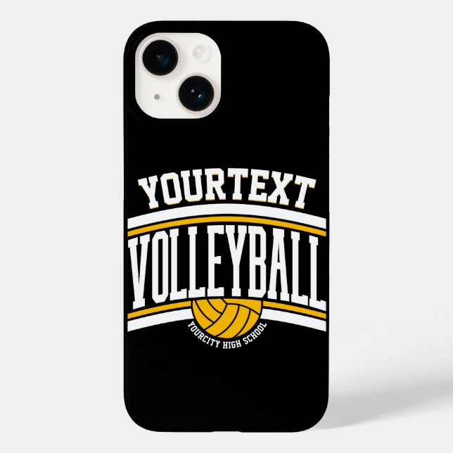 Personalized NAME Volleyball Player School Team  Case-Mate iPhone Case (Back)