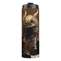 Personalized Name Warrior Armour Thermal Tumbler