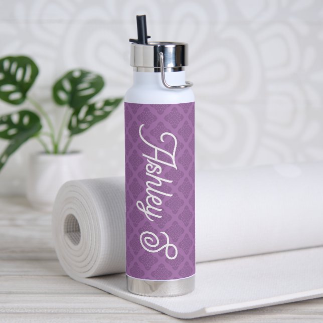 PERSONALIZED NAME WATER BOTTLE (Yoga)