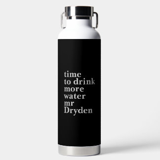 Personalized name  water bottle