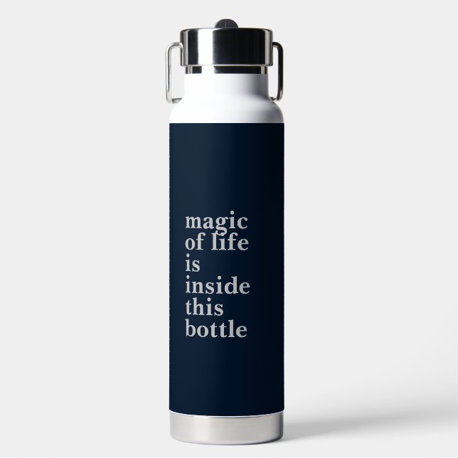 Personalized name  water bottle (Front)