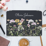 Personalized Name Wildflower Garden iPad Pro Cover<br><div class="desc">Bring a touch of natural beauty into your space with our Wildflower Garden iPad Air Cover. Discover a delightful collection of colourful blooms bring the charm of nature indoors. It adds a touch of natural elegance to any setting. Great as gift for nature and flower lovers.</div>