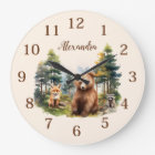 Personalized Name Woodland Animals