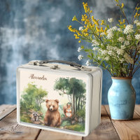 Personalized Name Woodland Animals