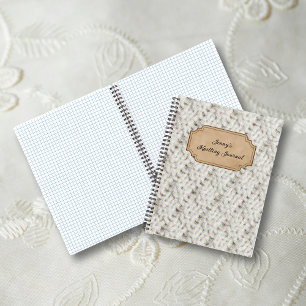 Personalized Name Yarn Pattern Knitting Journal