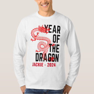 Personalized Name Year of the Dragon Birth Year T-Shirt