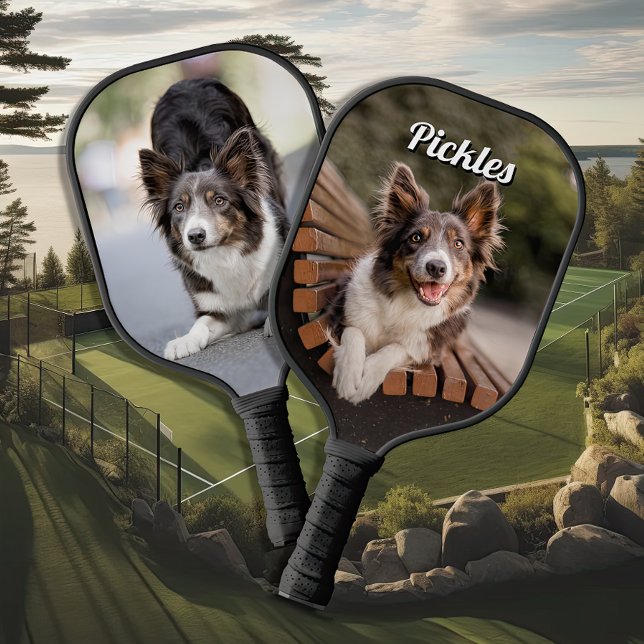 Personalized Name Your Dog Photo Pickleball Paddle (Creator Uploaded)