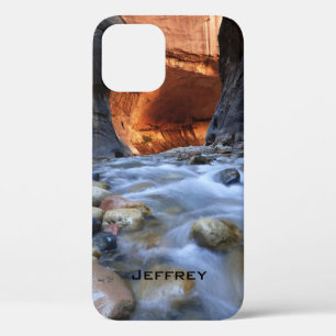 Personalized Name, Zion National Park the Narrows iPhone 12 Pro Case