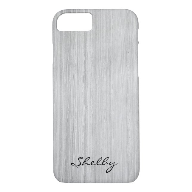 Personalized Named Granite Stripes iPhone 7 Case-Mate iPhone Case (Back)