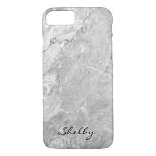 Personalized Named Grey Granite iPhone 7 Case