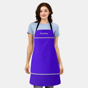 Personalized Named Purple Apron