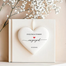 Personalized Names and Date Engagement Heart-