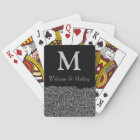 Personalized Names and Monogram Playing Cards
