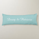 Personalized Names Couple Body Pillow<br><div class="desc">Personalized Names Couple</div>