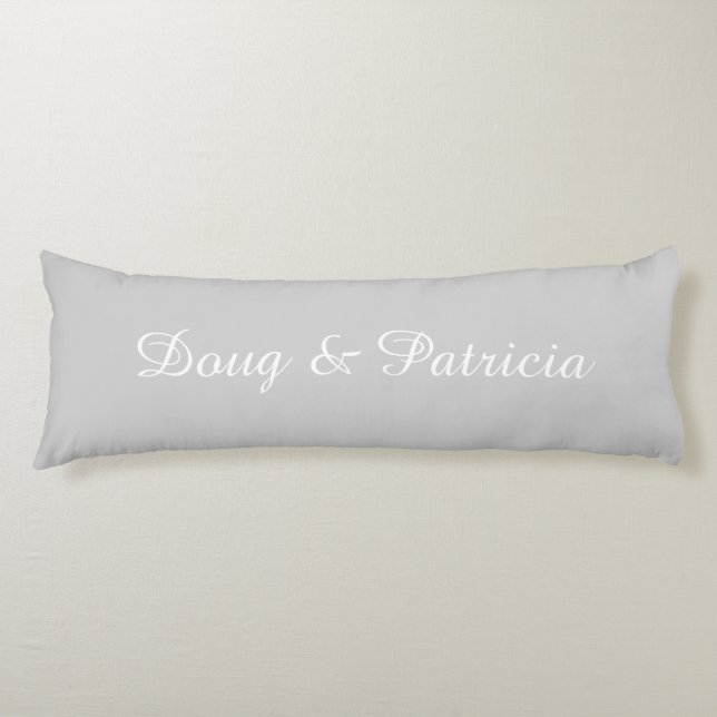 Personalized Names Couple Body Pillow (Front)