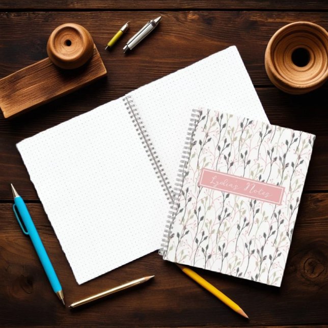 Personalized "Name's Notes" Floral Notebook (Creator Uploaded)