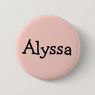 Personalized Nametag Button
