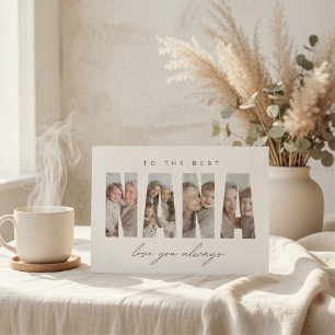 Personalized NANA Photo Card   Custom Modern