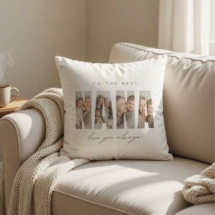 Personalized NANA Photo Custom Throw Pillow