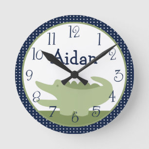 Personalized Nantucket Alligator Clock