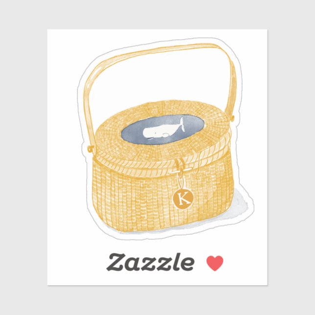 Personalized Nantucket Basket  (Sheet)