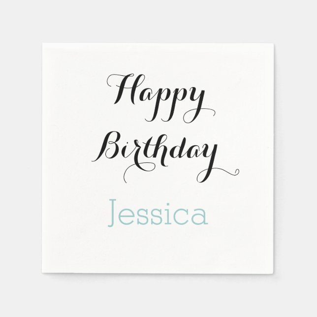 Personalized Napkin (Front)