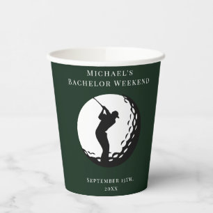 Personalized Napkin   Bachelor Golf Weekend Paper Cups
