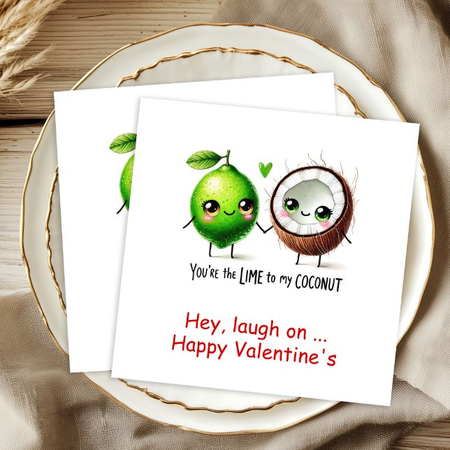 Personalized Napkins Cute Food Love Quotes (Personalized Napkins Cute Food Love Quotes)