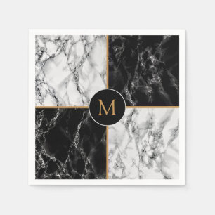 Personalized Napkins with Custom Letter or Number