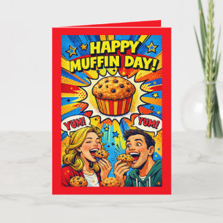 Personalized National Muffin Day Greeting Card