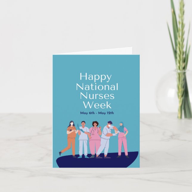 Personalized National Nurses Week Card (Front)