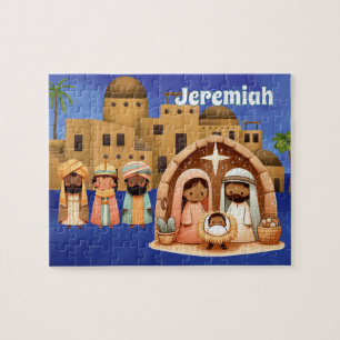 Personalized Nativity Jigsaw Puzzle
