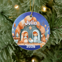 Personalized Nativity Ornament