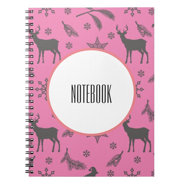 Personalized Natural Forest Photo notebook (Front)